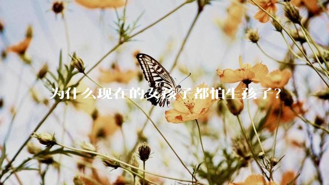 为什么现在的女孩子都怕生孩子？